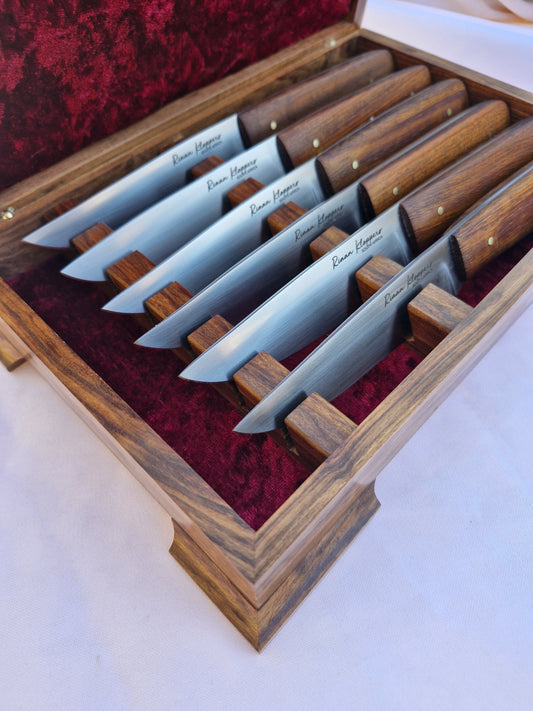 JRK 6 Piece Steak Knive set in Box