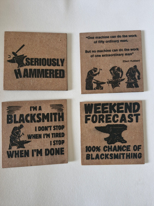 Blacksmith Coasters