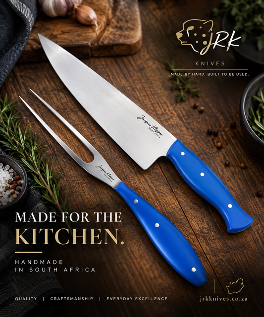 JRK Chef Knife & Fork Carving set